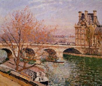 卡米耶 畢沙羅 The Pont Royal and the Pavillion de Flore 卡米耶 畢沙羅 The Pont Royal and the Pavillion de Flore